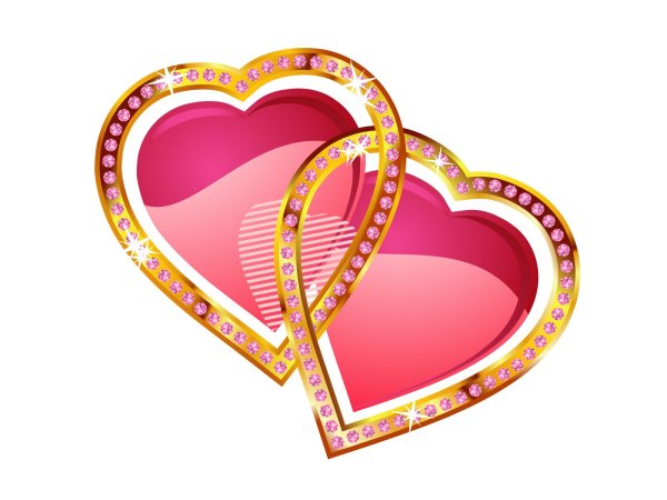 Свадебные сердечки