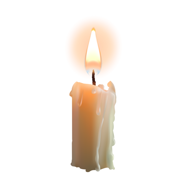 Свеча без фона