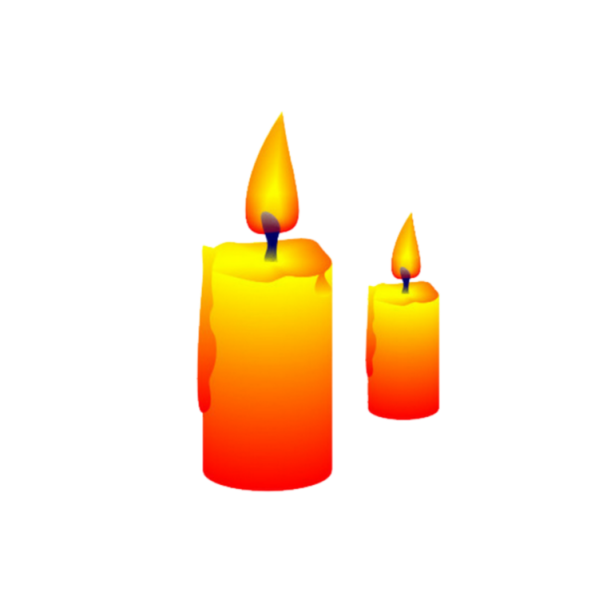 Свечка мультяшная