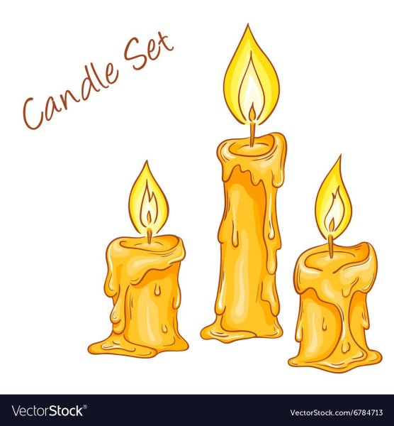 Свеча рисунок для детей