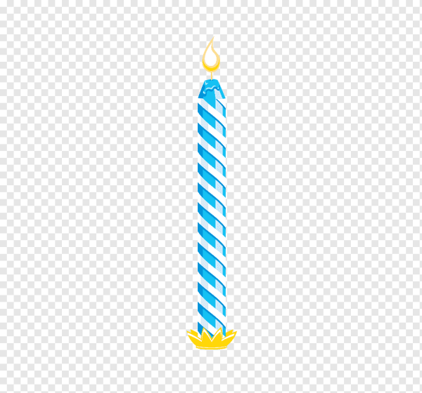 Свечи с днем рождения на белом фоне