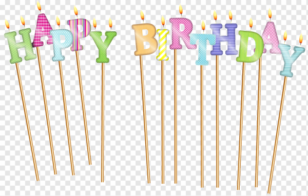 Прозрачные атрибуты дня рождения