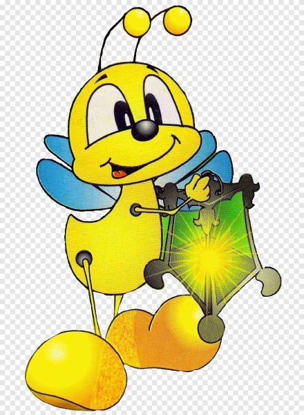 Светлячок рисованный