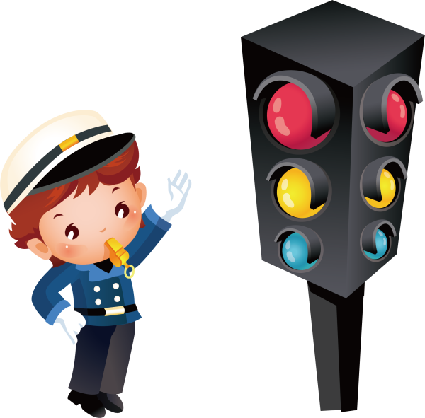 Светофор мультяшный