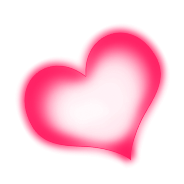 Сердечки на прозрачном фоне