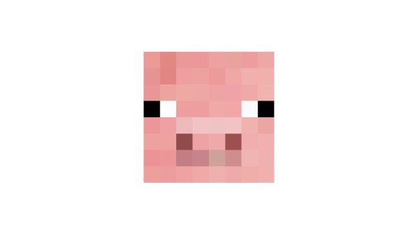 Свинья из МАЙНКРАФТА лицо