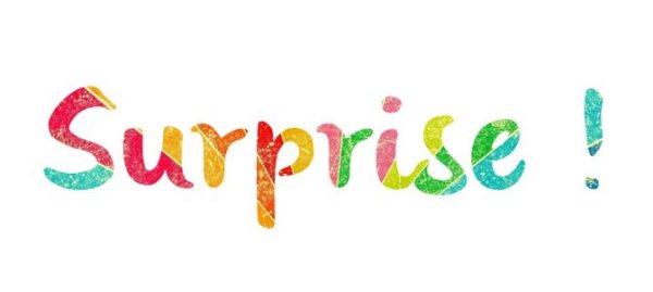 Красивая надпись сюрприииз