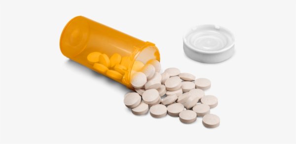 Таблетки на белом фоне