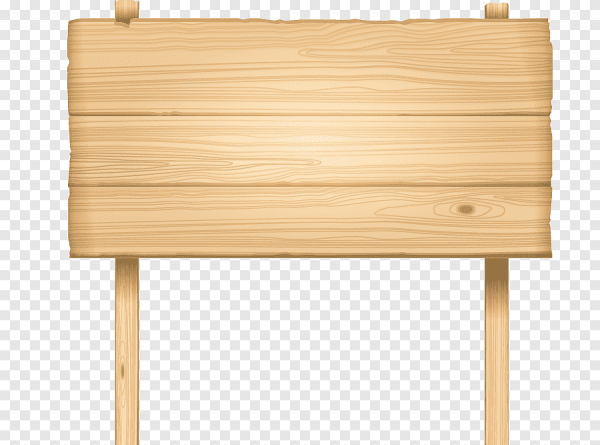 Деревянная табличка пустая