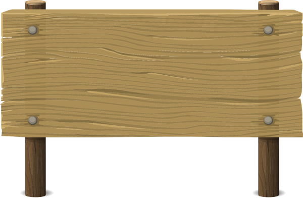 Деревянная табличка