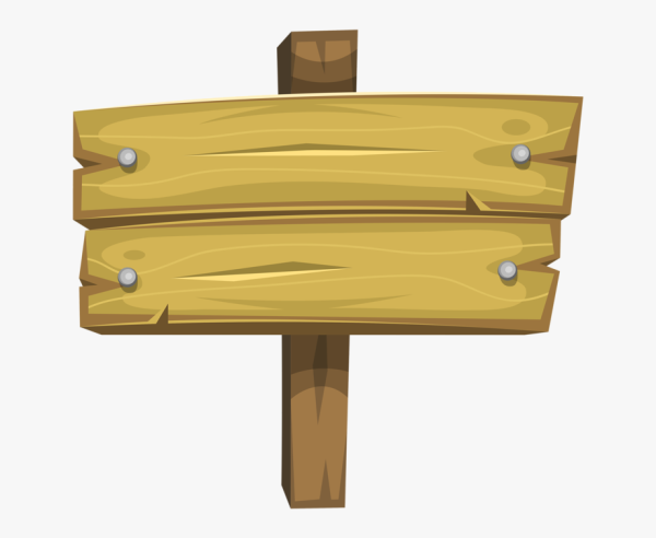 Деревянный указатель