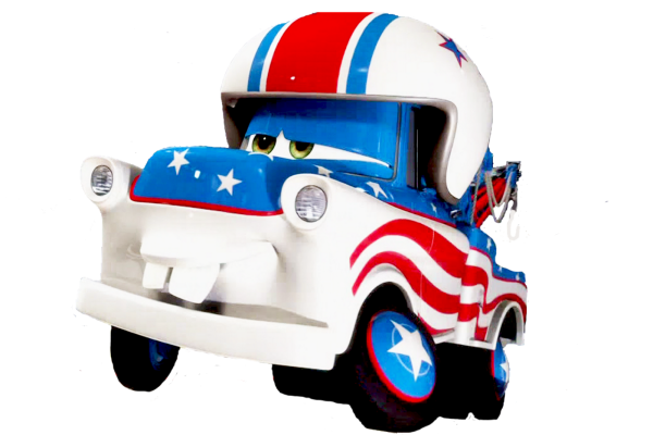 Белая машинка из тачек