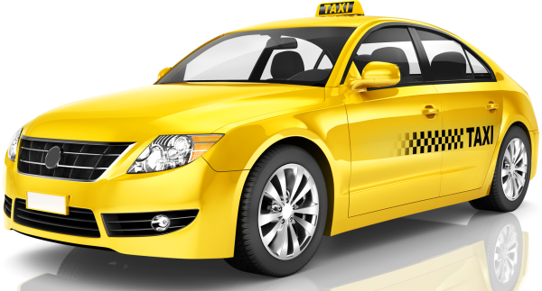 Желтая машина такси