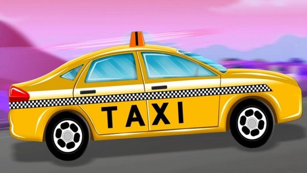 Машина такси для детей