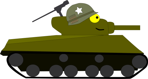 Танк мультяшный