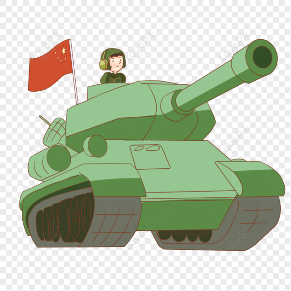 Танкист на белом фоне