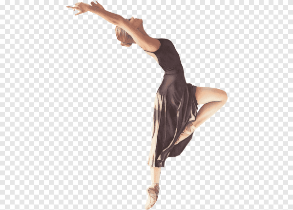 Танцовщица на белом фоне