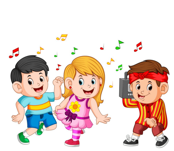 Танцующие дети мультяшные