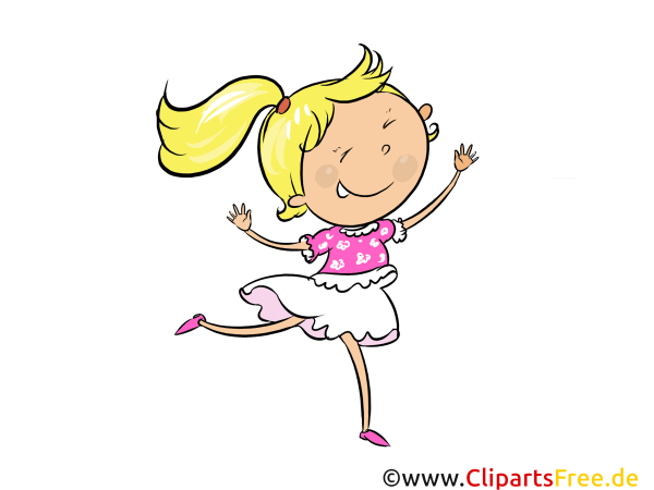 Девочка танцует