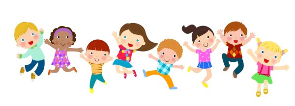 Дети танцуют мультяшные