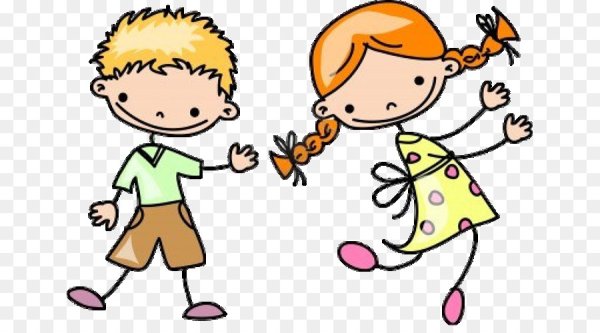 Мальчик и девочка рисунок