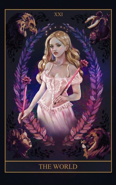 Карта Таро the World