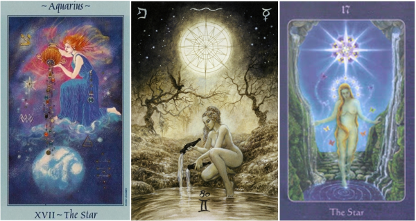 Таро звезда в руке