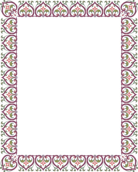 Рамка в татарском стиле