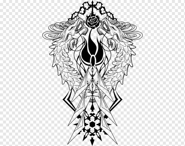 Абстрактные тату эскизы