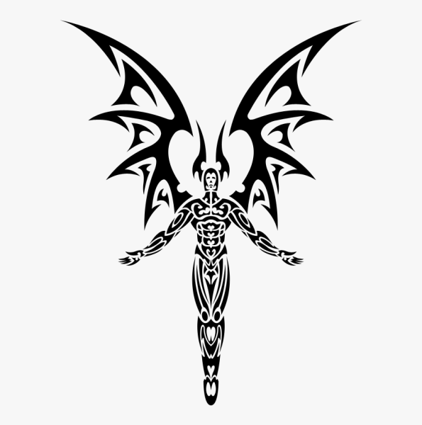 Тату трайбл демон