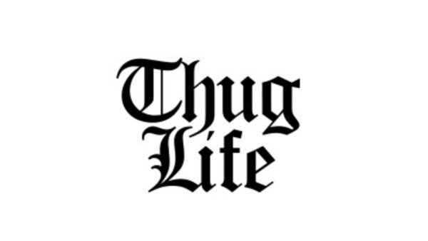 Thug Life надпись