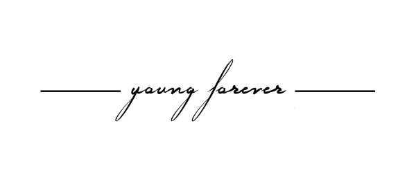 Эскиз тату надписи Forever young