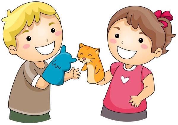 Дети в театре мультяшные