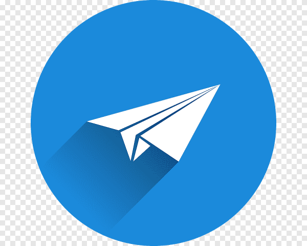 Круглый значок телеграмма