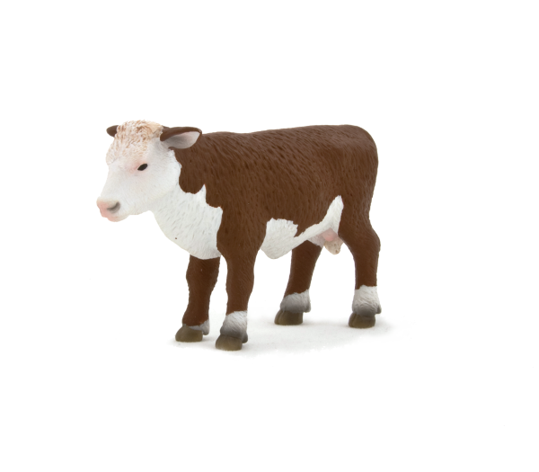 Фигурка Mojo farmland Герефордский теленок 387068