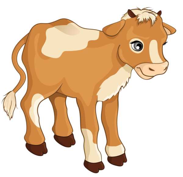 Теленок для детей