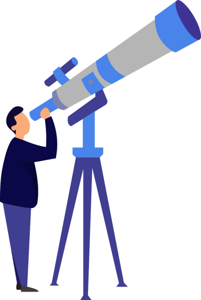 Телескоп мультяшный