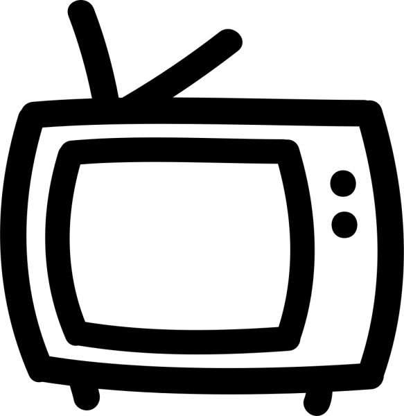 Телевизор рисунок