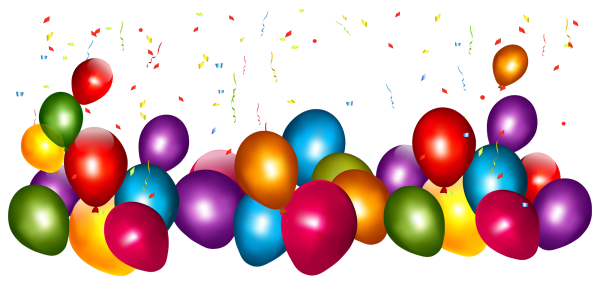 Шары клипарт на прозрачном фоне