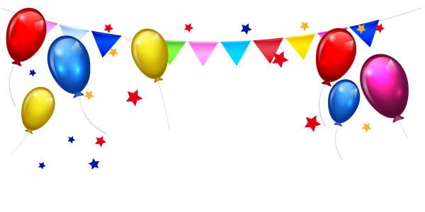 Клипарт с днем рождения на прозрачном фоне