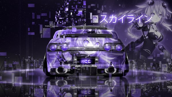Nissan Skyline GTR r34 anime