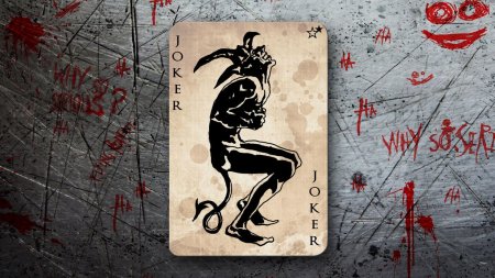 Простреленная карта Джокер