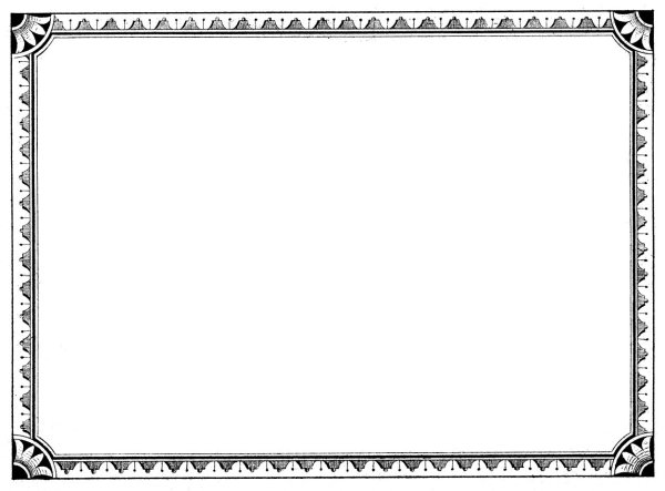 Рамка черно белая горизонтальная