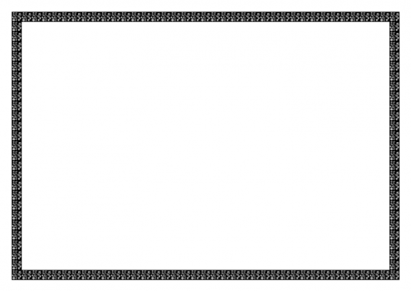 Рамка строгая горизонтальная