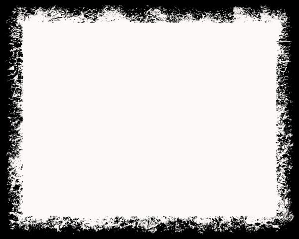 Черная рамка на прозрачном фоне