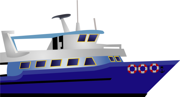 Судно на прозрачном фоне