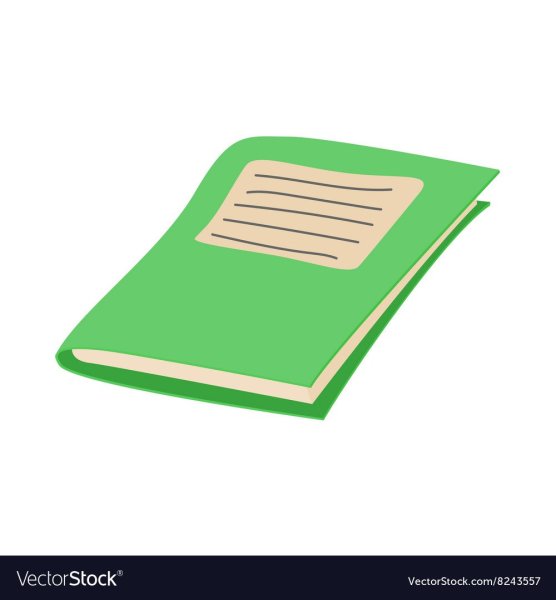 Тетрадь для детей на прозрачном фоне