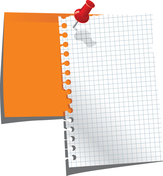 Вырванный лист из блокнота