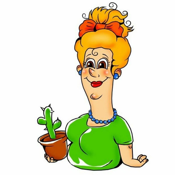 Рисунок тетенька