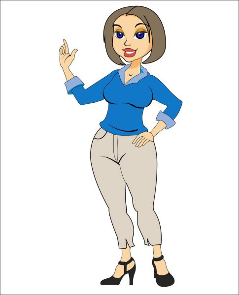 Женщина мульт